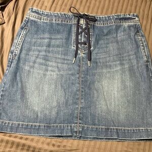 Ann Taylor Loft Jean Skirt